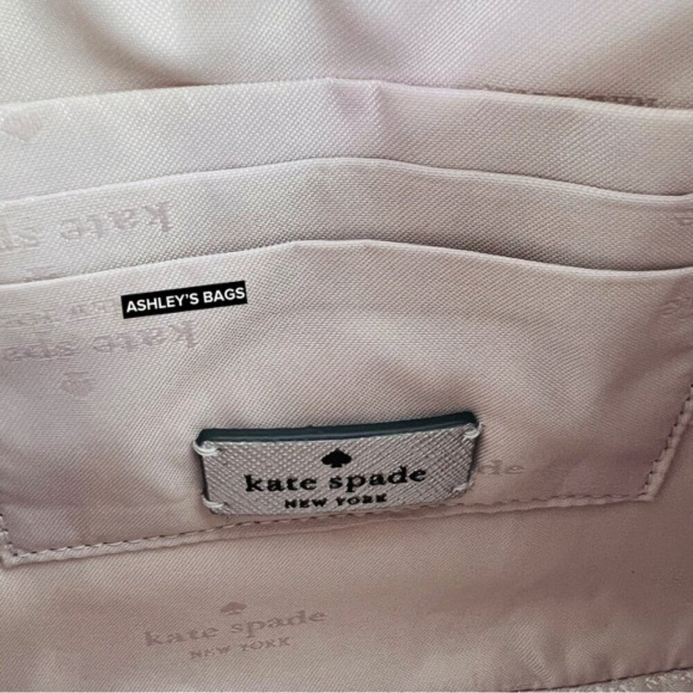 Kate Spade Glimmer Glitter Shoulder Bag In Silver - Picture 11 of 12